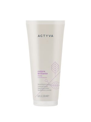 ACTYVA COLORE BRILLANTE MASK Apsauganti ir žvilgesio suteikianti kaukė dažytiems plaukams