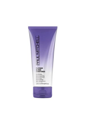 PAUL MITCHELL PLATINUM BLONDE CONDITIONER Geltonus tonus neutralizuojantis kondicionierius šviesiems plaukams