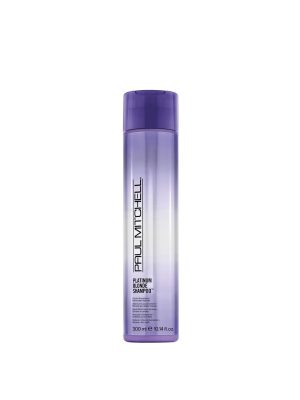 PAUL MITCHELL PLATINUM BLONDE SHAMPOO Geltonus tonus neutralizuojantis šampūnas šviesiems plaukams