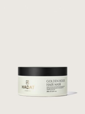 HADAT COSMETICS GOLDEN HOUR HAIR MASK Intensyvaus poveikio atkuriamoji plaukų kaukė