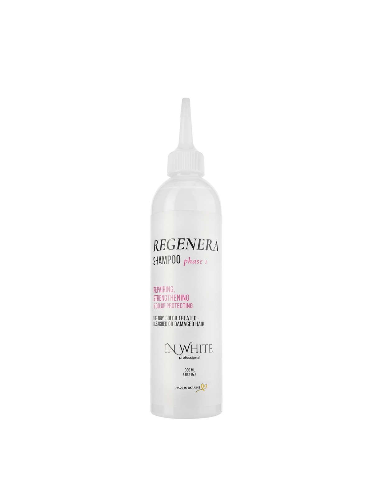 IN WHITE PROFESSIONAL REGENERA SHAMPOO Šampūnas dažytiems plaukams, 30–300 ml