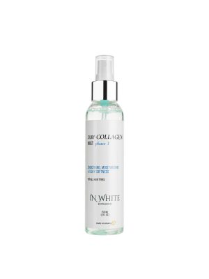 IN WHITE PROFESSIONAL SILKY-COLLAGEN MIST Glotninamasis purškiklis su apsauga nuo karščio, 150 ml