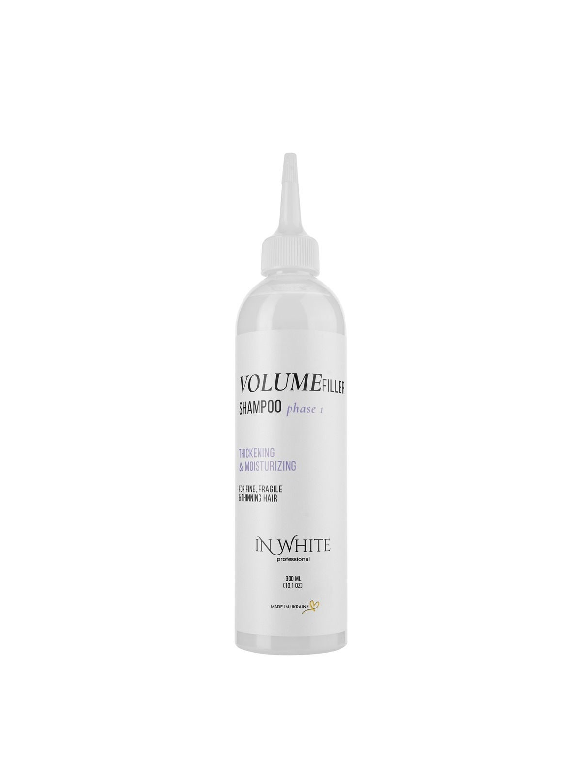 IN WHITE PROFESSIONAL VOLUME FILLER SHAMPOO Apimties suteikiantis šampūnas, 30–300 ml