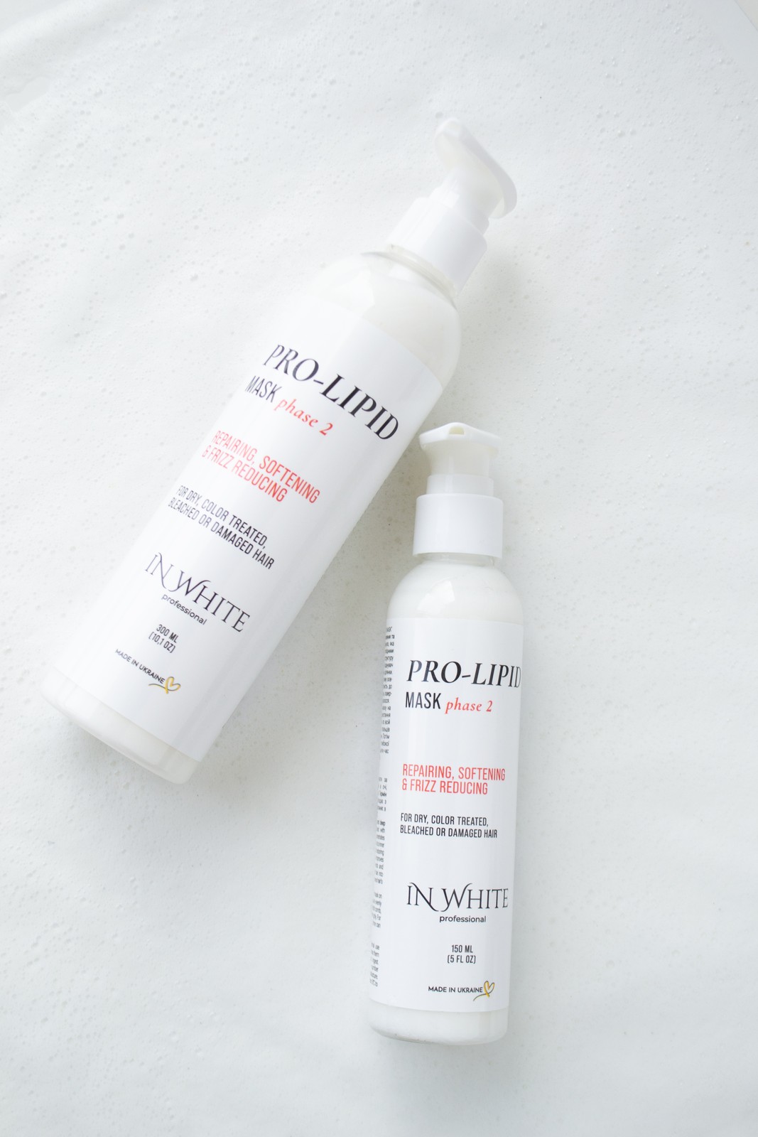 IN WHITE PROFESSIONAL PRO-LIPID MASK Lipidų kaukė, 150–300 ml