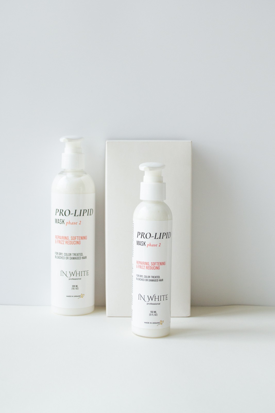 IN WHITE PROFESSIONAL PRO-LIPID MASK Lipidų kaukė, 150–300 ml