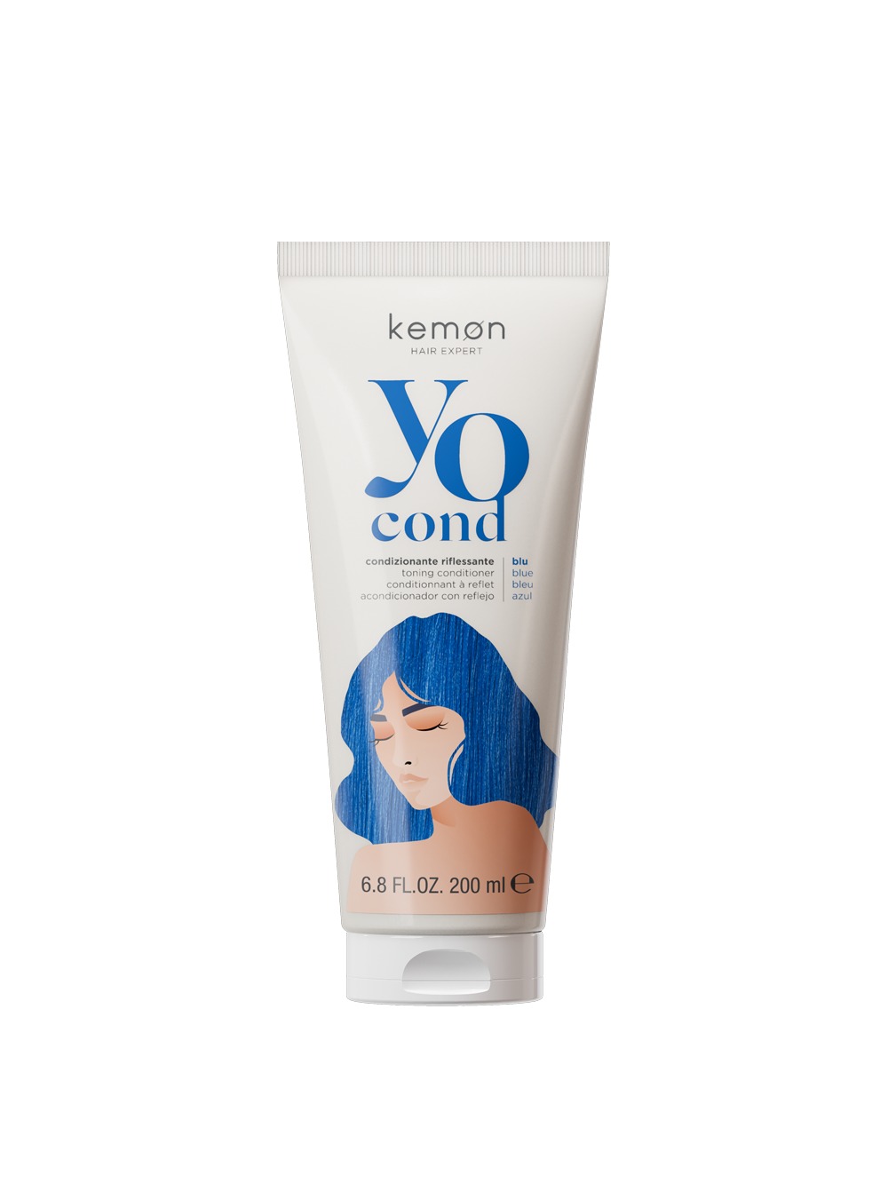 KEMON Yo Cond Blu – mėlynas atspalvio tonuojantis kondicionierius, 200 ml