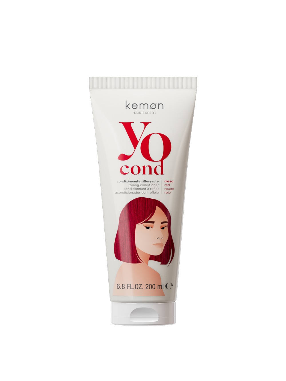 KEMON Yo Cond Rosso – raudonas atspalvio tonuojantis kondicionierius, 200 ml