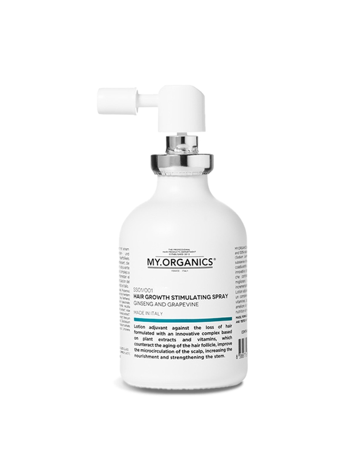 MY.ORGANICS HAIR GROWTH STIMULATING SPRAY Plaukų augimą stimuliuojantis purškiklis