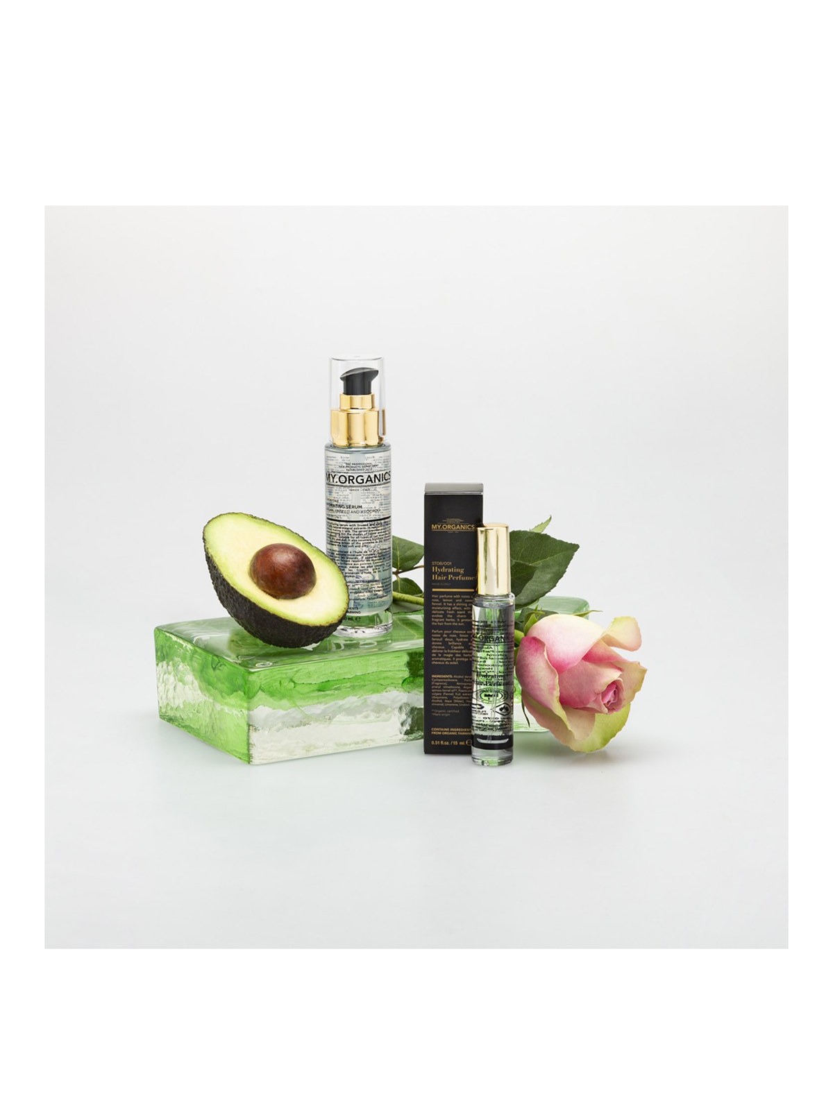 MY.ORGANICS HYDRATING SERUM ARGAN, LINSEED AND AVOCADO Drėkinantis serumas - arganas, sėmenys, avokadas