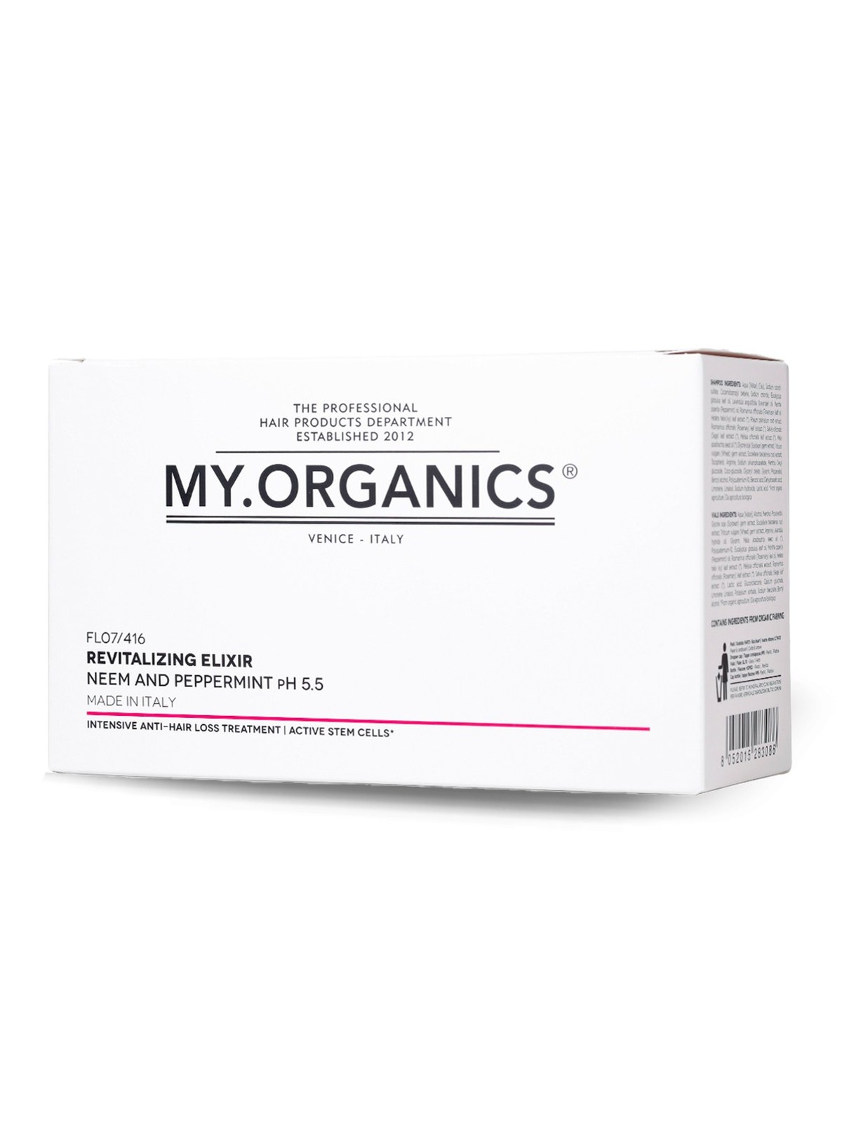 MY.ORGANICS REVITALIZING ELIXIR Atstatantis eliksyras nuo plaukų slinkimo + atgaivinantis šampūnas