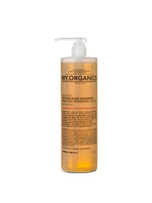 MY.ORGANICS REVITALIZING SHAMPOO NEEM AND PEPPERMINT Atgaivinantis šampūnas – nimbamedis, pipirmėtė (pH5.5)