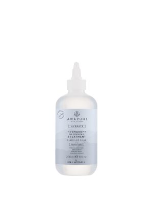 AWAPUHI WILD GINGER HYDRASOFT GLOSSING TREATMENT Blizgesio suteikianti skysta kaukė, 236 ml