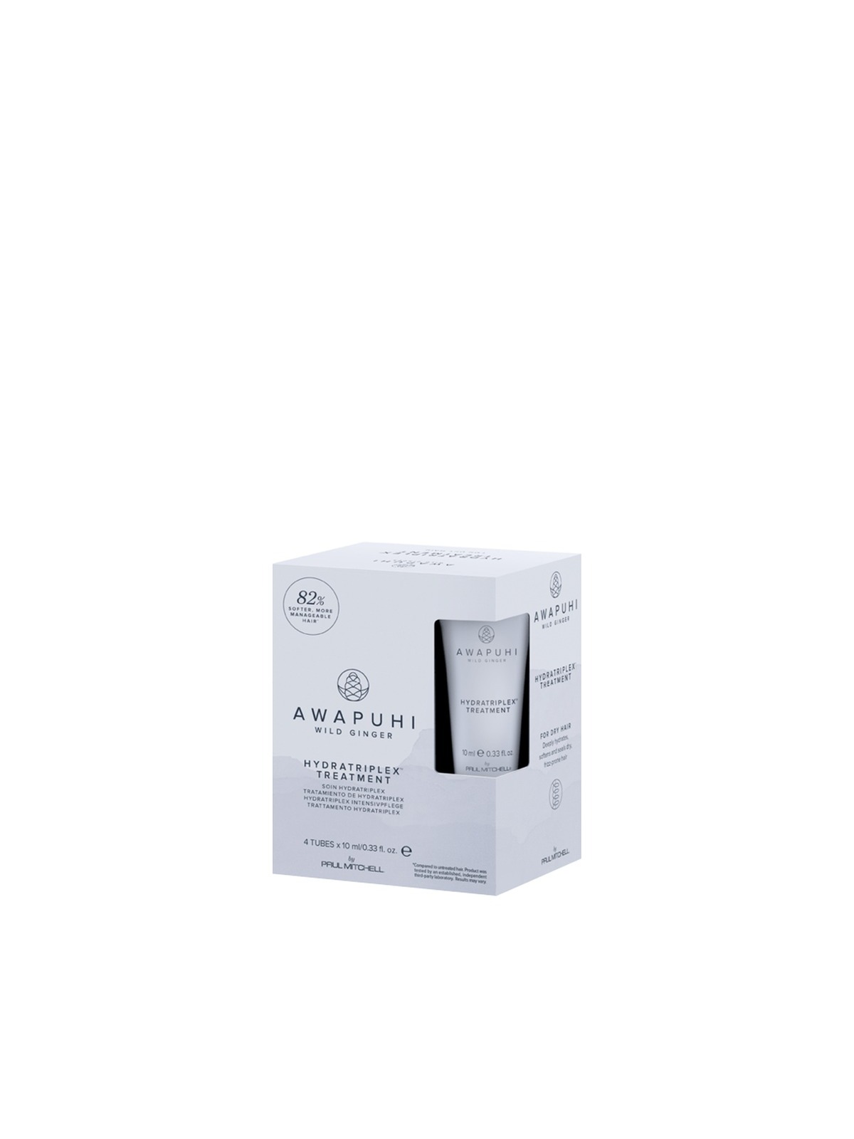 AWAPUHI WILD GINGER HYDRATRIPLEX TREATMENT Drėkinantis serumas su amino rūgštimis, 4 vnt. po 10 ml / 10 vnt. po 10 ml