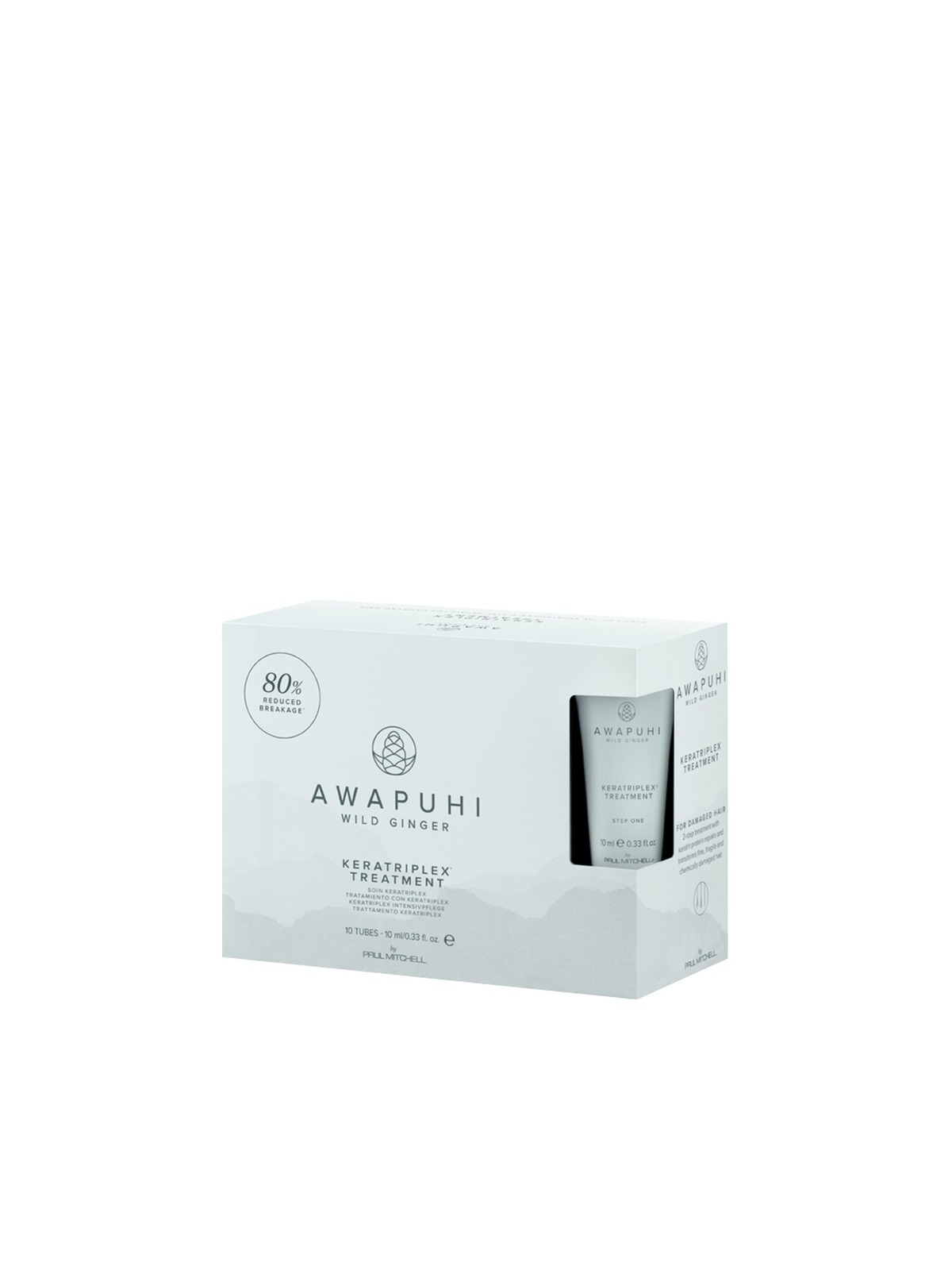 AWAPUHI WILD GINGER KERATRIPLEX TREATMENT Regeneruojantis serumas su keratinu, 10 vnt. po 10 ml